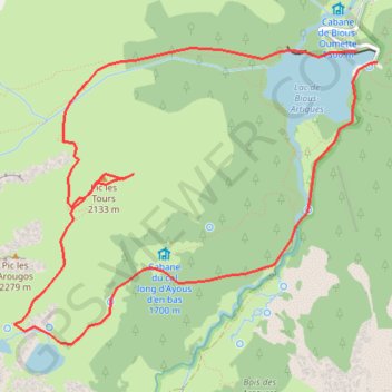 Pic les Tours GPS track, route, trail