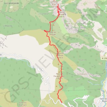 Utelle - Brec Utelle GPS track, route, trail