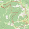 GTV - Tour du Vercors à pied - Les Nonnières - Forêt de Jocou - Glandage GPS track, route, trail