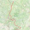 Traversée du parc naturel régional des Causses du Quercy GPS track, route, trail
