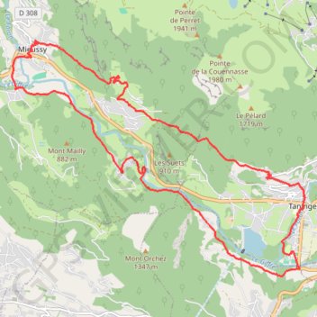 La boucle du Giffre GPS track, route, trail