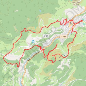 La Bresse GPS track, route, trail