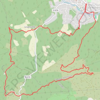 Saint Anne de Voiron GPS track, route, trail