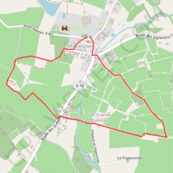 Boucle de Monestier GPS track, route, trail