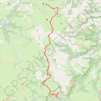 Grande Traversée du Massif Central GPS track, route, trail
