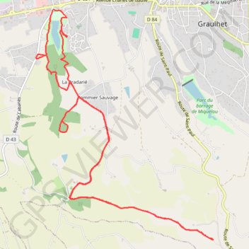 Patrice_BOUTET 130722 Trail Graulhet GPS track, route, trail