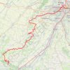 De Toulouse aux contreforts des Pyrénées GPS track, route, trail
