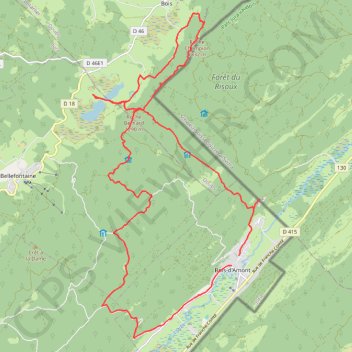 BOISDAMONT GPS track, route, trail