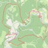 Autour de Marcilhac-sur-Célé GPS track, route, trail