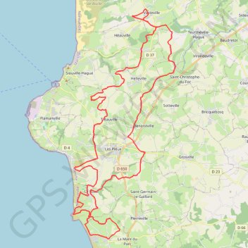 Le Chaudron de Thor - Vasteville GPS track, route, trail
