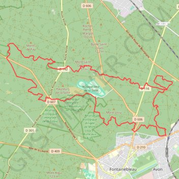 Bleau : La Der des Der GPS track, route, trail