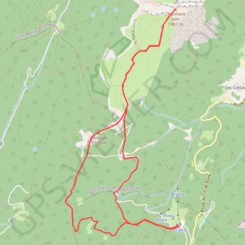 Le Charmant Som GPS track, route, trail