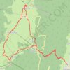 Bauges - Cret de Chatillon - Trace GPS track, route, trail