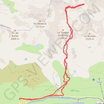 Col d'oncet GPS track, route, trail