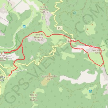 Mont Barral gr1 GPS track, route, trail