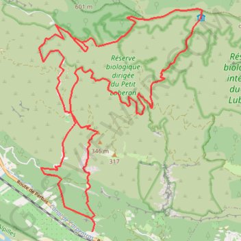 Boucle luberon GPS track, route, trail