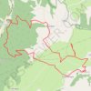 Le chemin des bergères et le Plateau d'Ussel - Courgoul GPS track, route, trail