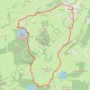 Les trois lacs - Pavin - Montcineyre et Bourdouze GPS track, route, trail