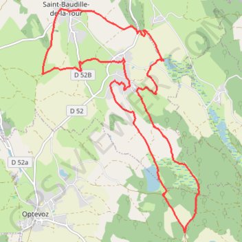 Saint Baudille de la Tour (38) GPS track, route, trail