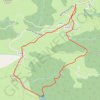 Bout de Touron par la cabane des Gardes GPS track, route, trail