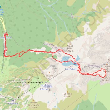 Petit Van GPS track, route, trail