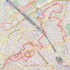 Paris - des Batignolles à la plaine Monceau GPS track, route, trail