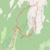 Grand Som par les crètes au départ de la Grande Chartreuse GPS track, route, trail