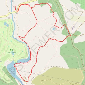 Forêt du Muy - l'Endre GPS track, route, trail