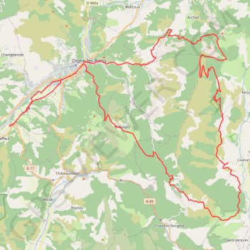 Tour du Couars - Col du Corobin - 27739 - UtagawaVTT.com GPS track, route, trail