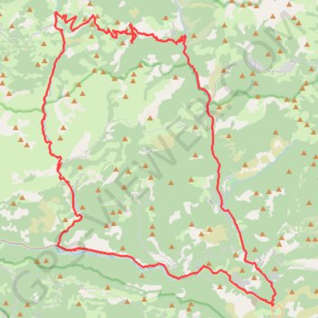 La Couillole GPS track, route, trail