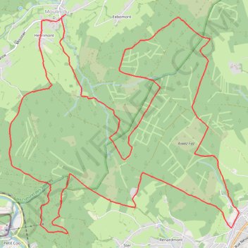 Moulin-du-Ruy GPS track, route, trail