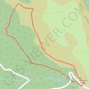 Circuit raquette - Le rocher GPS track, route, trail