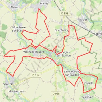 VERCHI'TOUR 50KM GPS track, route, trail