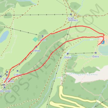 Alpage et lac de l'Airon GPS track, route, trail