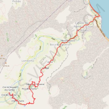 Cap vert - Vallée de Paul - Boca de Figueiras - Paul GPS track, route, trail