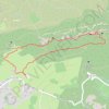 Pic saint loup - piste rouge GPS track, route, trail