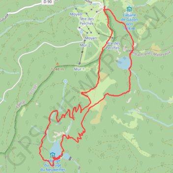 Rouge Gazon GPS track, route, trail