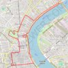 Bordeaux circuit jaune GPS track, route, trail