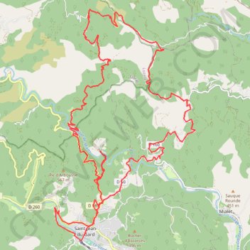 Cevennes GPS track, route, trail