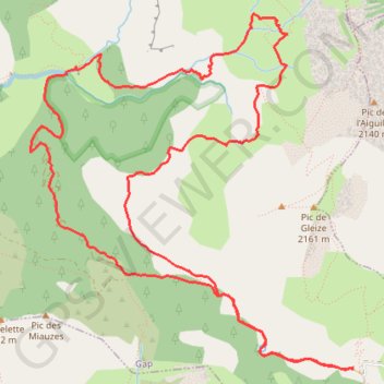 Col de Gleize Chaudun GPS track, route, trail