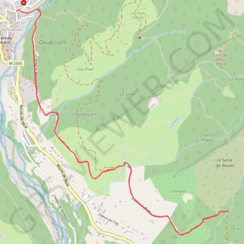 Gr A Saint Martin-Vésubie GPS track, route, trail
