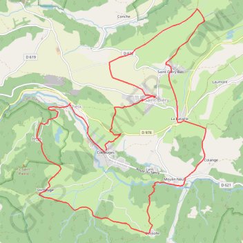 Sancy - La Bataille - Secteur Saint-Diéry GPS track, route, trail