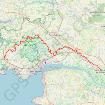 Saint-Étienne-de-Montluc - Guérande GPS track, route, trail