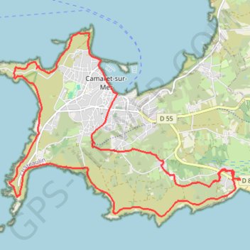 Autour de Camaret-sur-Mer GPS track, route, trail