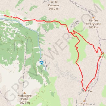 Lac de Lalatcha GPS track, route, trail