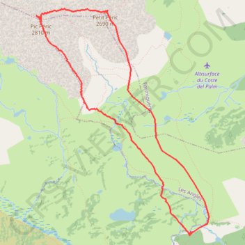 Mon parcours GPS track, route, trail