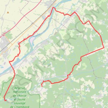De Chambord à Beaugency GPS track, route, trail