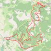 Boucle VTT depuis Montricoux GPS track, route, trail
