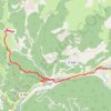 De Ville-Vieille à Rochebrune -J1 - 2H45 GPS track, route, trail