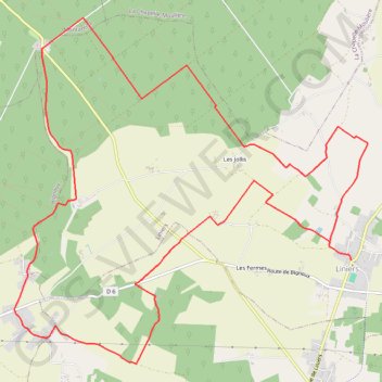 Le vétérinaire en visite - Liniers GPS track, route, trail